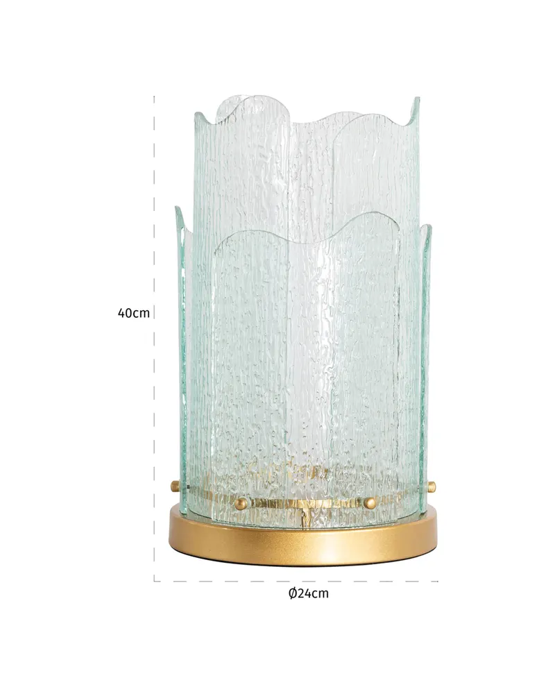 Windlicht Danila groß, goldfarben von Richmond Interiors, Produktansicht 4
