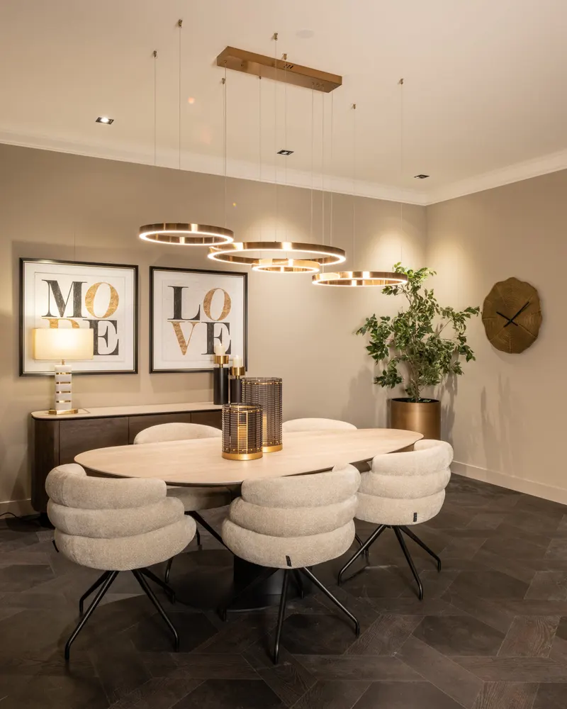 Esstisch Ritz, Schwarz von Richmond Interiors, Wohnbeispiel 14, im Wohnraum