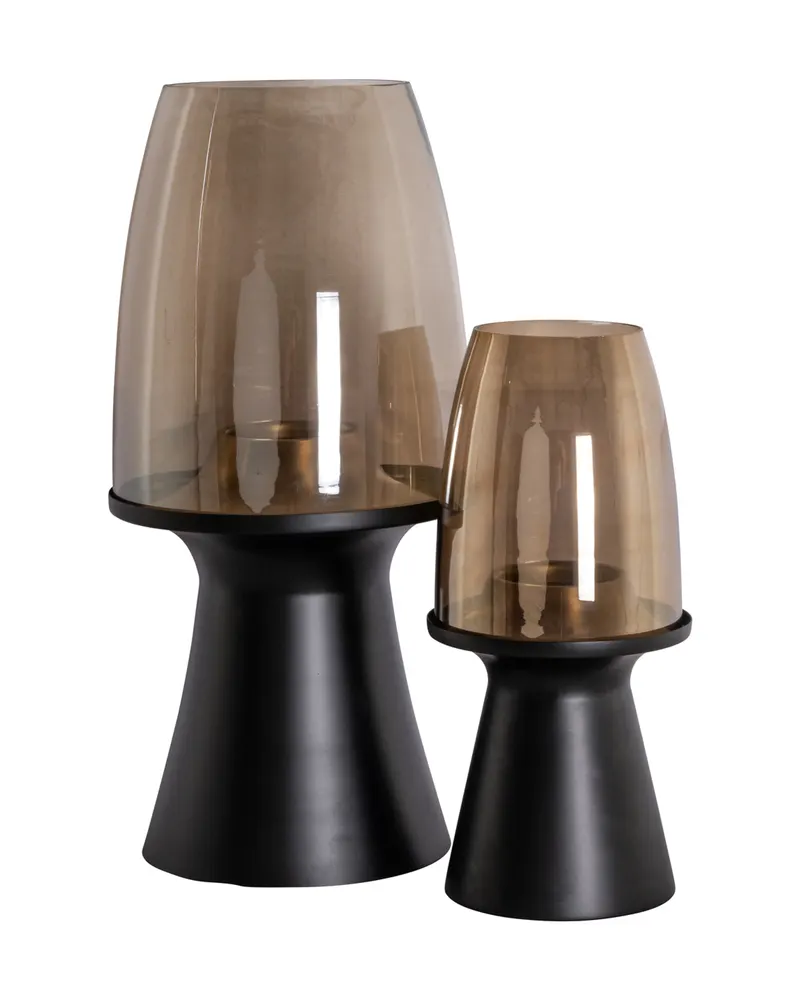 Windlicht Vienna, Schwarz, groß von Richmond Interiors, Produktansicht 3