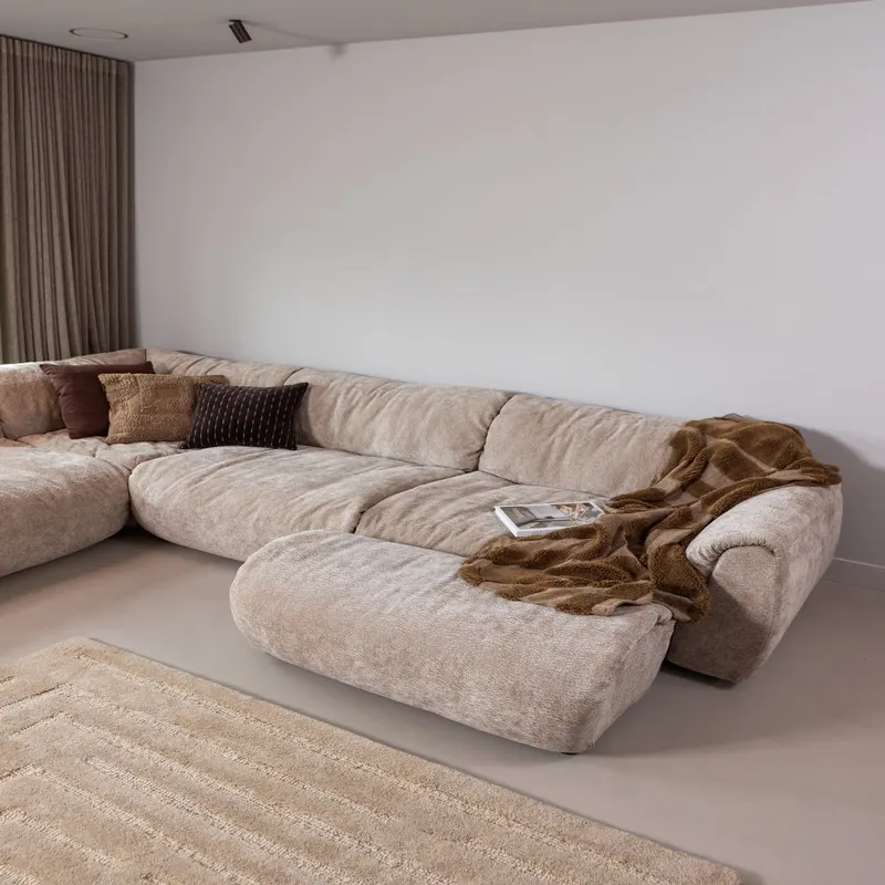 Alicia Teppich, Sand, 170 × 240 cm, im Wohnraum, Ansicht 1