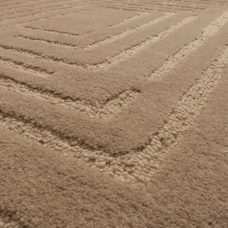 Alicia Teppich, Sand, 170 × 240 cm, Detail