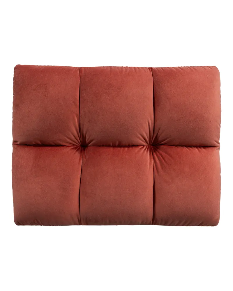 Allure Polsterhocker mit gesteppter Sitzfläche, Blush, Samt, Ansicht 3