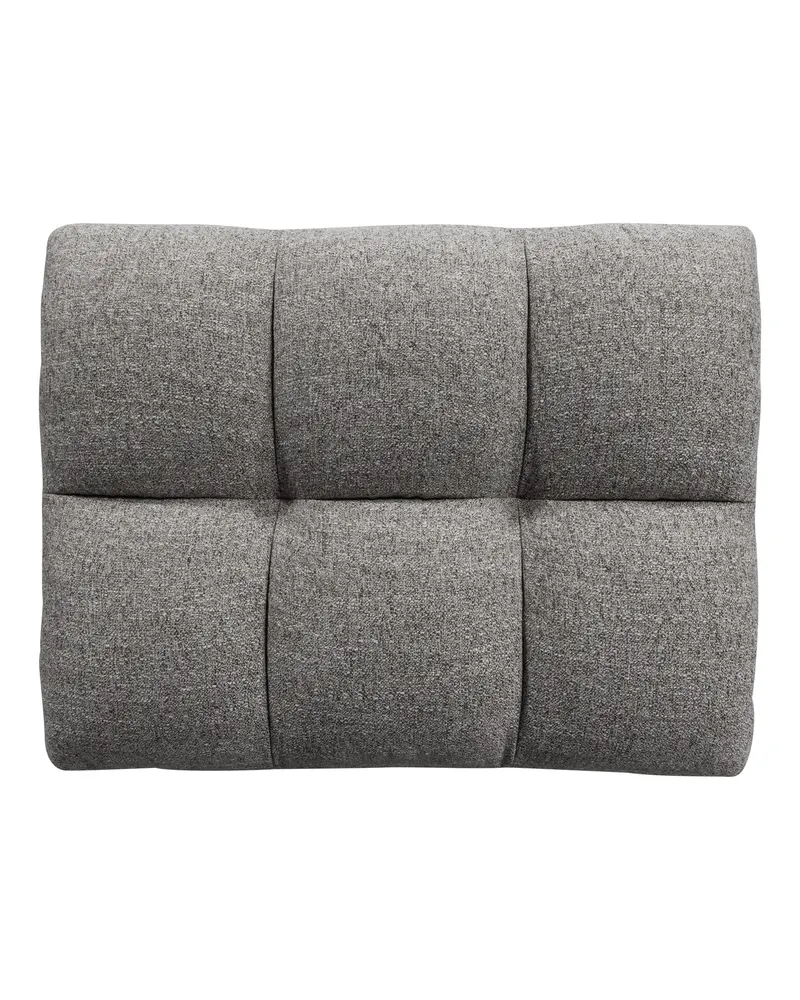 Allure Polsterhocker mit gesteppter Sitzfläche, Ton melange, Webstoff, Ansicht 3