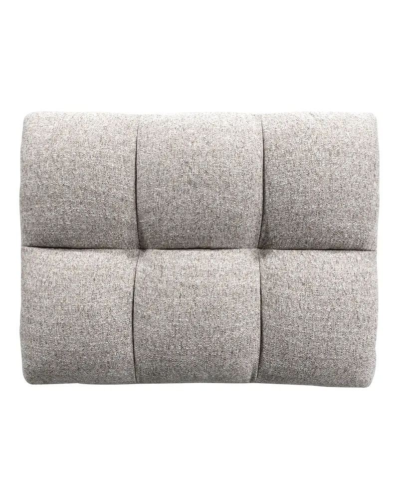 Allure Polsterhocker mit gesteppter Sitzfläche, Natur, Webstoff, Ansicht 3