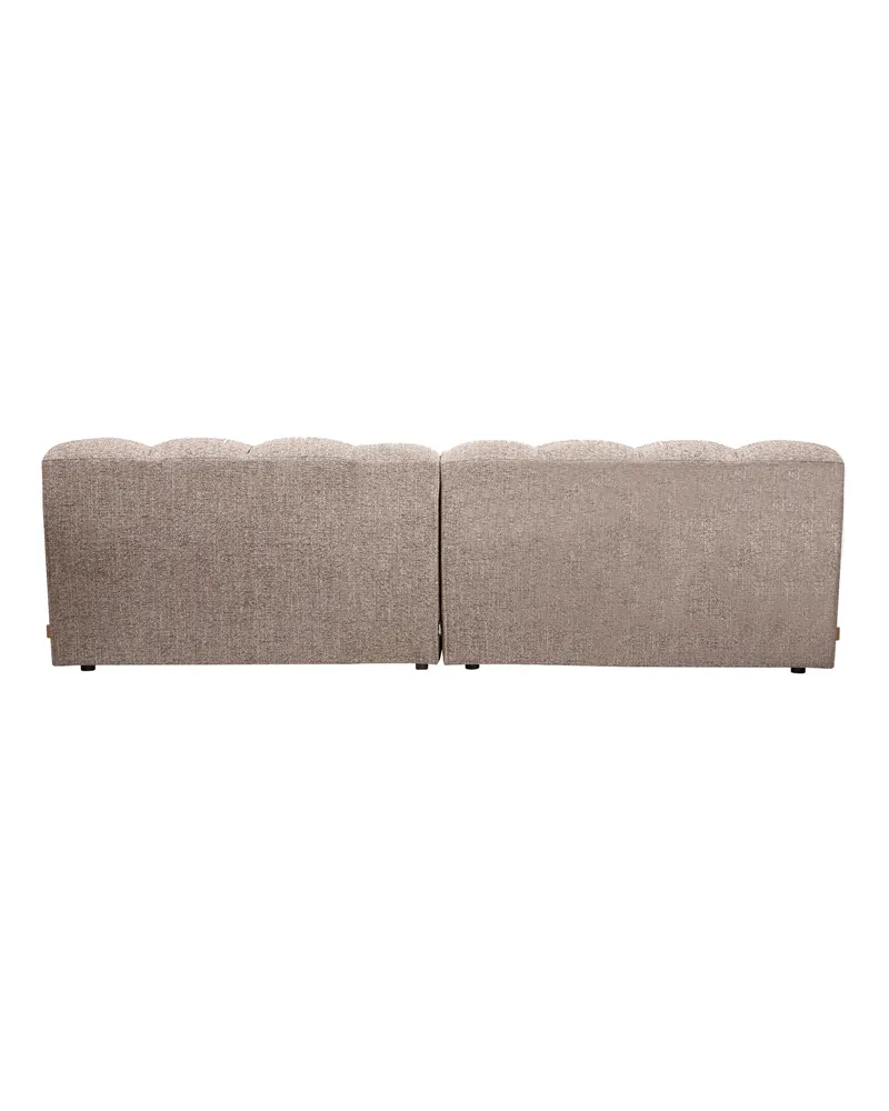 Allure 3-Sitzer-Sofa mit abgesteppten Polstern, Braun-melange, Webstoff, Ansicht 2