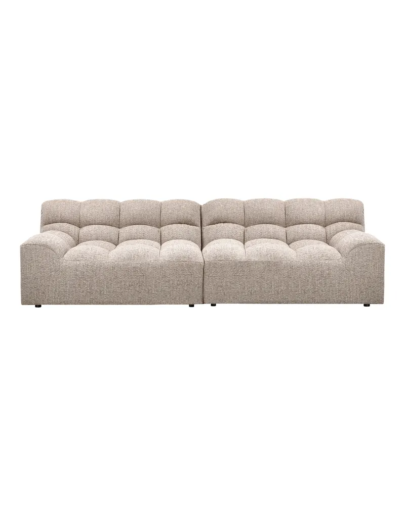Allure 3-Sitzer-Sofa mit abgesteppten Polstern, Natur melange, Webstoff, Ansicht 1