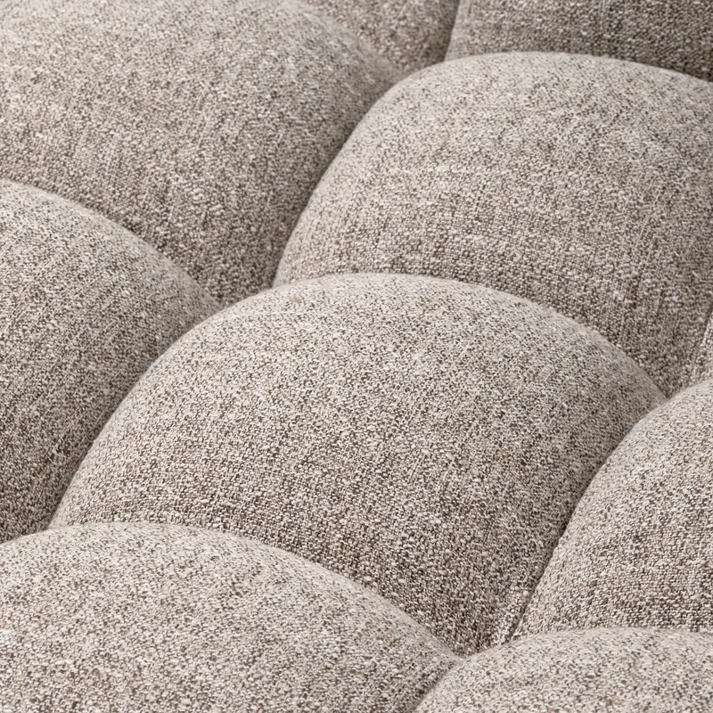Allure Ecksofa mit Chaise und Steppung, Ton melange, Webstoff, Links, Detail