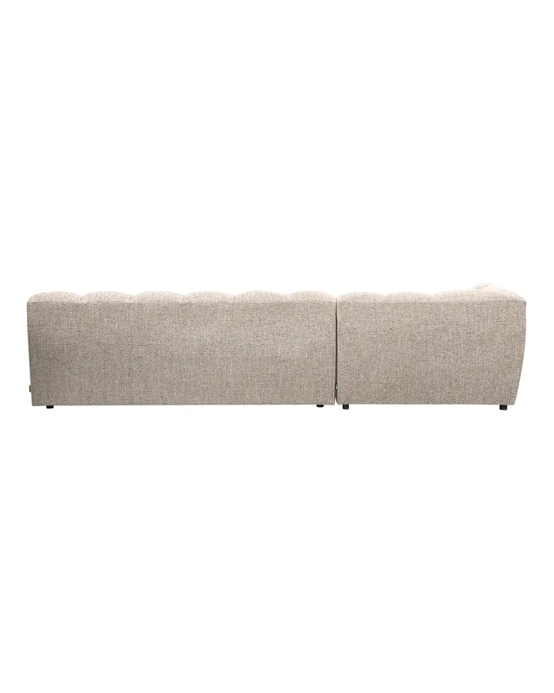 Allure Ecksofa mit Chaise und Steppung, Natur melange, Webstoff, Links, Ansicht 3