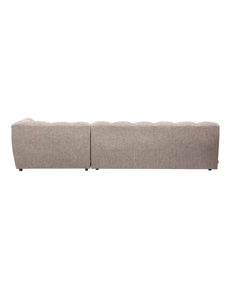 Allure Ecksofa mit Chaise und Steppung, Braun-melange, Webstoff, Rechts, Ansicht 3
