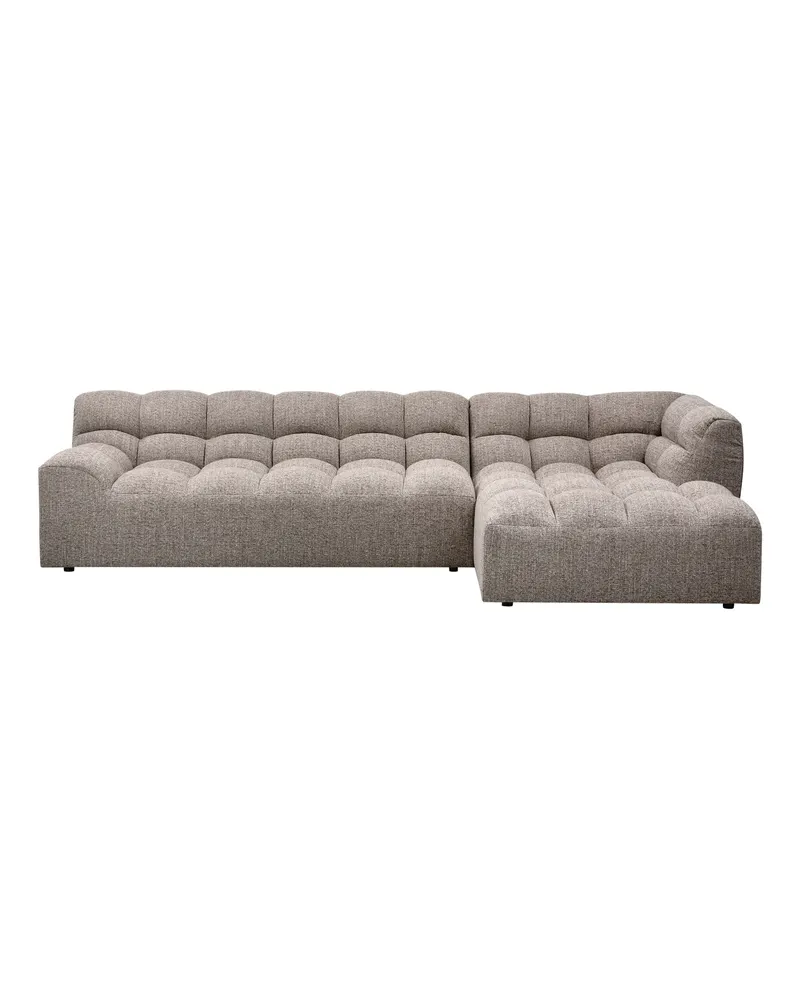Allure Ecksofa mit Chaise und Steppung, Ton melange, Webstoff, Rechts, Ansicht 2