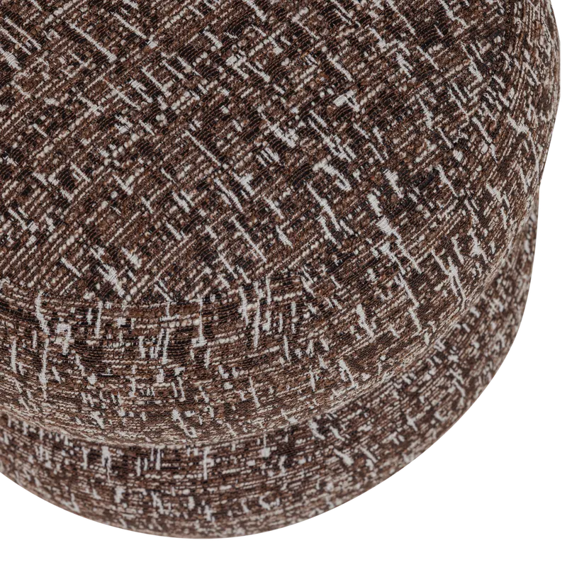 Anic Hocker, Dunkelbraun melange, Melangegewebe, Detail
