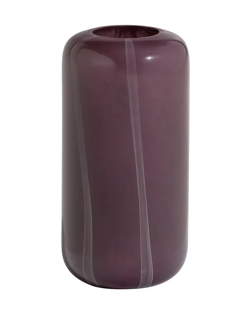Arles Vase aus Glas, Lila