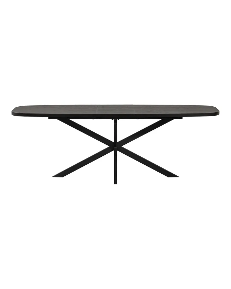 Arros Esstisch, Schwarz, ausziehbar 180–220 cm, Ansicht 2