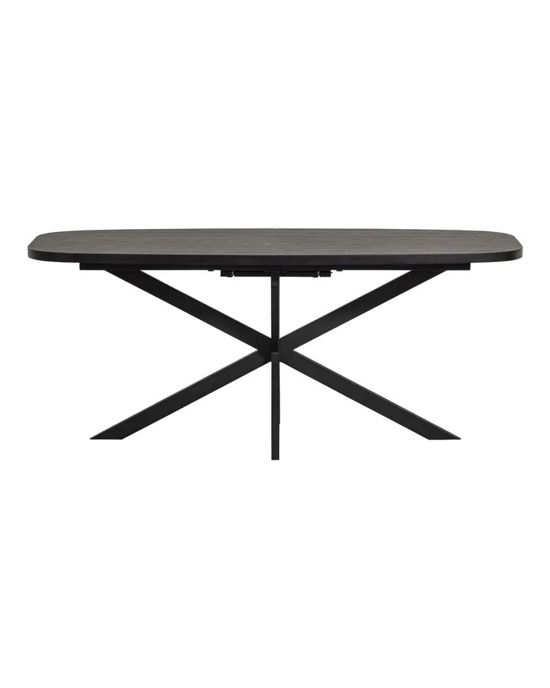 Arros Esstisch, Schwarz, ausziehbar 180–220 cm, Ansicht 3