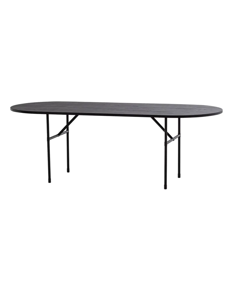 Arthur Esstisch oval 220 cm, FSC®-zertifiziert, Blacknight