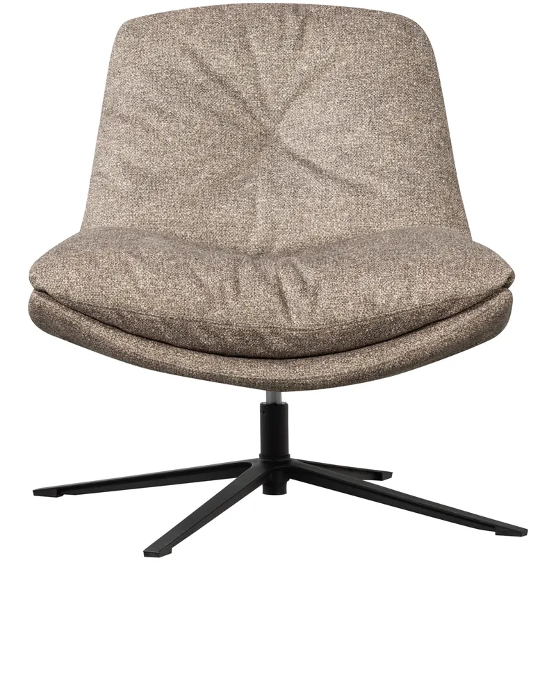 Arve Drehsessel aus Polyester, Natur, Ansicht 2