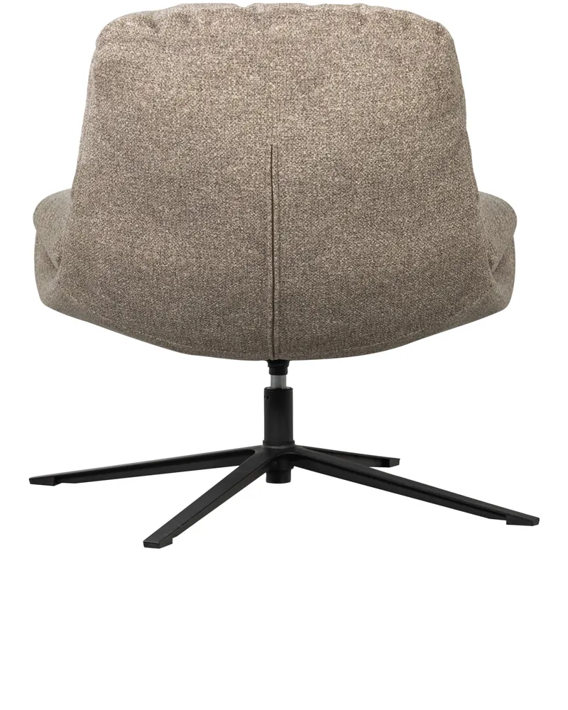Arve Drehsessel aus Polyester, Natur, Ansicht 4