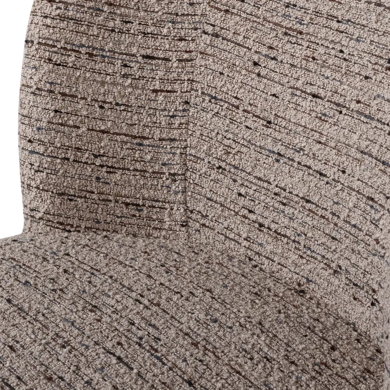 Atty Drehsessel mit breiter Polsterfläche, Beige melange, Strukturgewebe (Chunky Melange), Detail, Ansicht 1