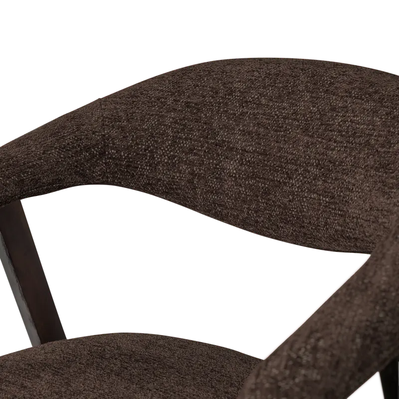 Avar Esszimmerstuhl im 2er-Set, Braun, Detail, Ansicht 1