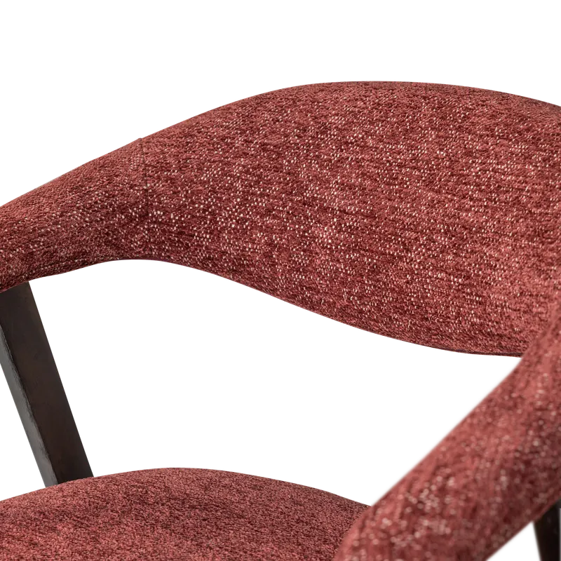 Avar Esszimmerstuhl im 2er-Set, Burgunderrot, Detail, Ansicht 1