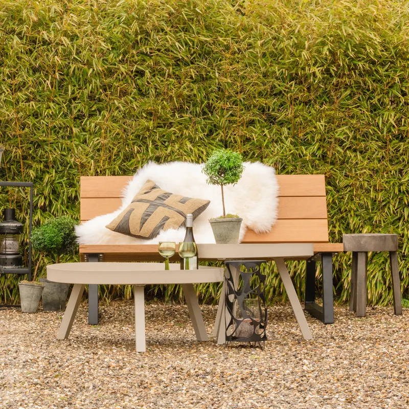 Gartenbank Banco, im Wohnraum