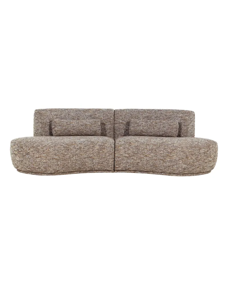Batavier Sofa, Hellbraun melange, Melangegewebe, Ansicht 2