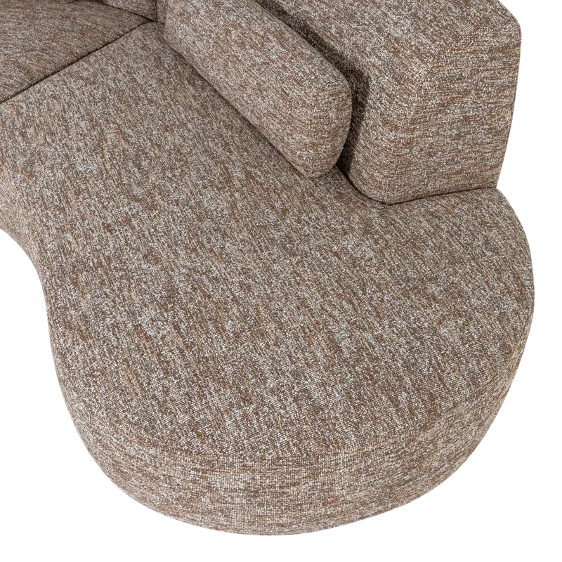 Batavier Sofa, Hellbraun melange, Melangegewebe, Detail, Ansicht 1