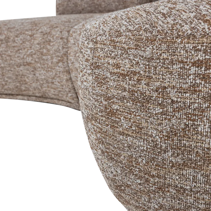 Batavier Sofa, Hellbraun melange, Melangegewebe, Detail, Ansicht 2