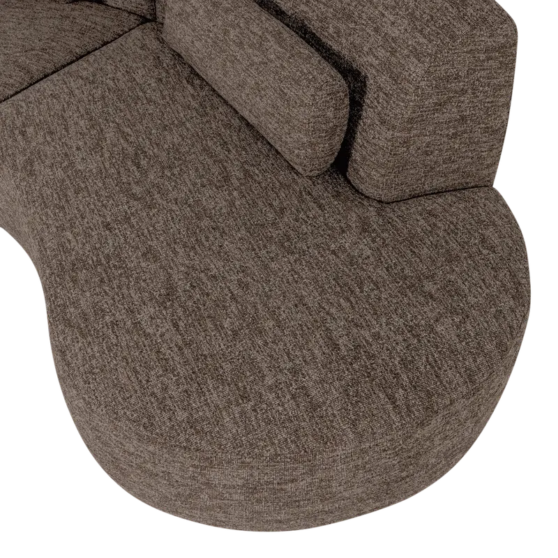 Batavier Sofa, Braun-melange, Melangegewebe, Detail, Ansicht 1