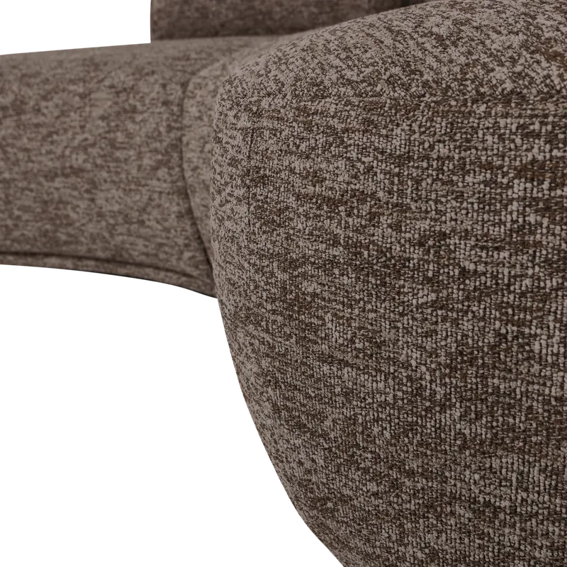 Batavier Sofa, Braun-melange, Melangegewebe, Detail, Ansicht 2