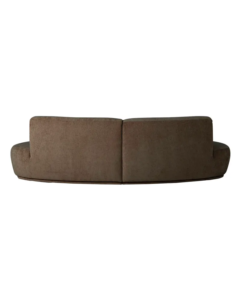 Batavier Sofa, Braun-melange, Samt, Ansicht 5