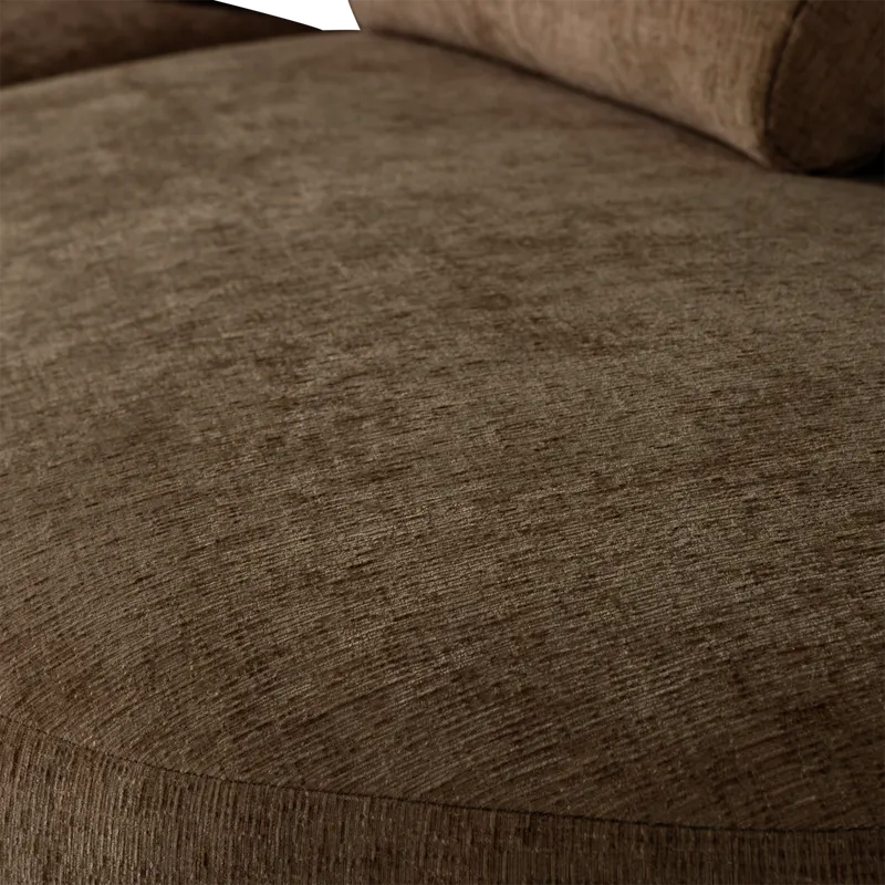 Batavier Sofa, Braun-melange, Samt, Detail, Ansicht 2