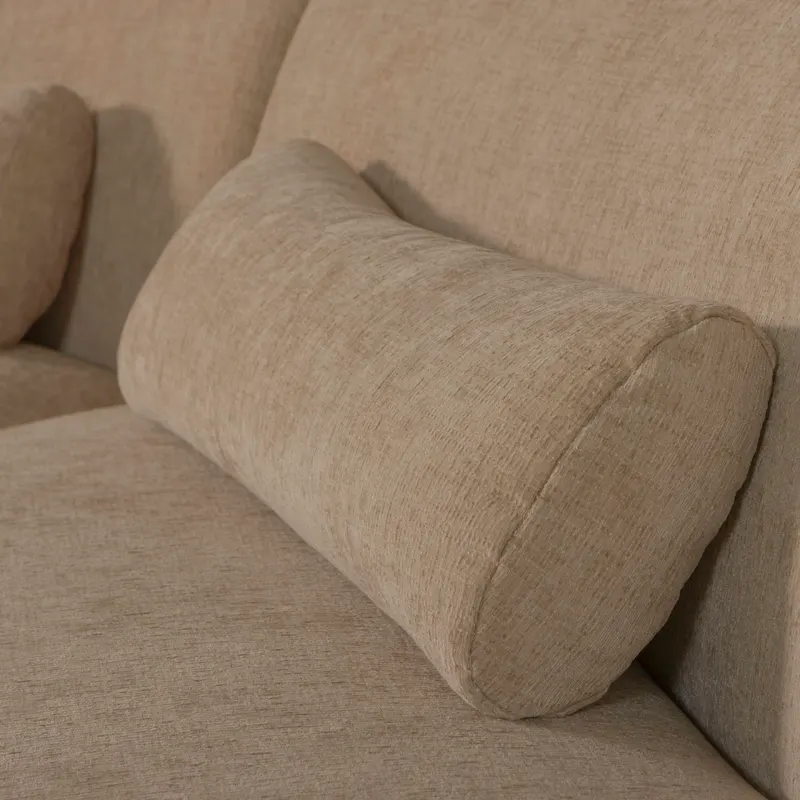Batavier Sofa, Hellbraun melange, Samt, Detail, Ansicht 1