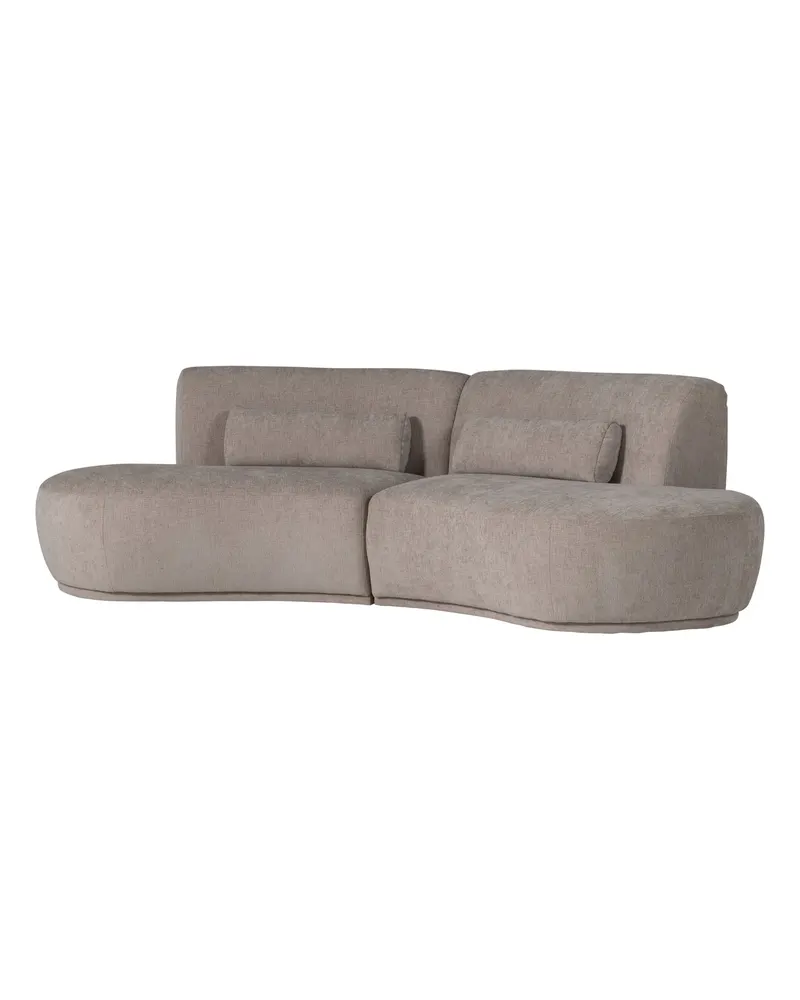 Batavier Sofa, Sand melange, Samt, Ansicht 1