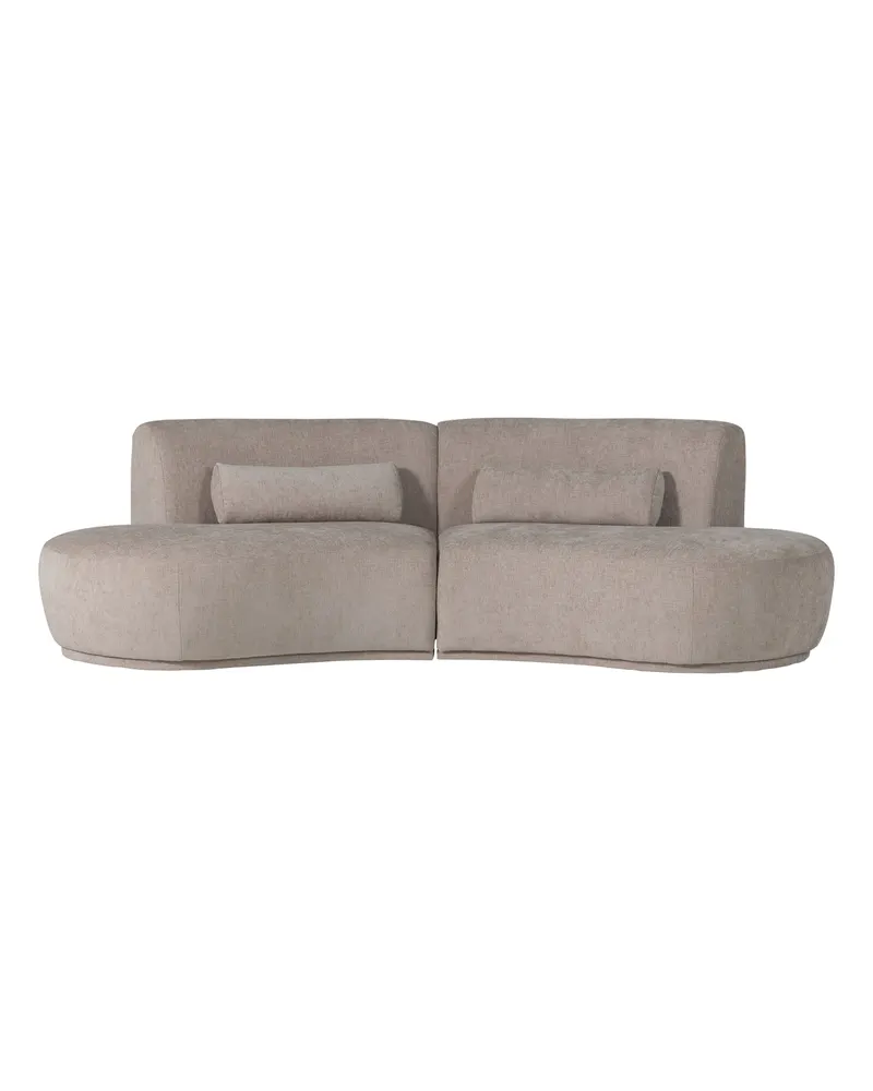 Batavier Sofa, Sand melange, Samt, Ansicht 2