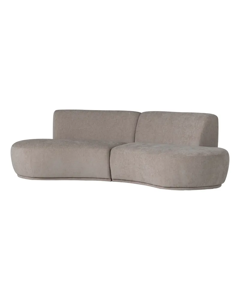 Batavier Sofa, Sand melange, Samt, Ansicht 3