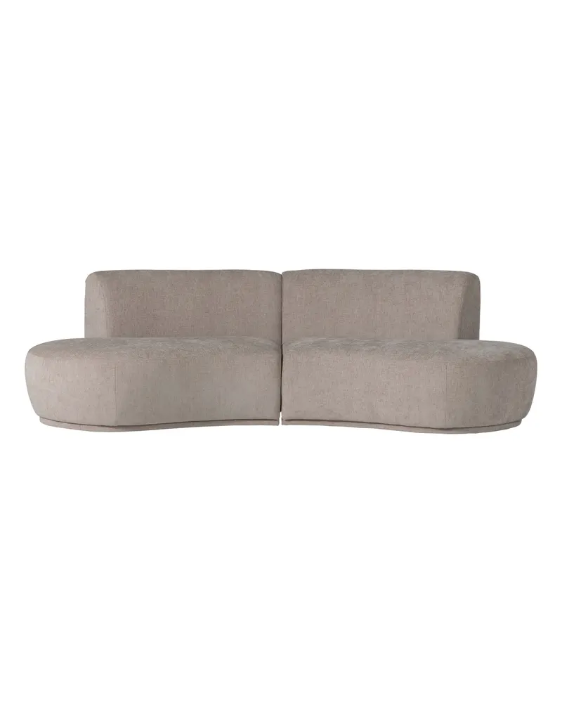 Batavier Sofa, Sand melange, Samt, Ansicht 4