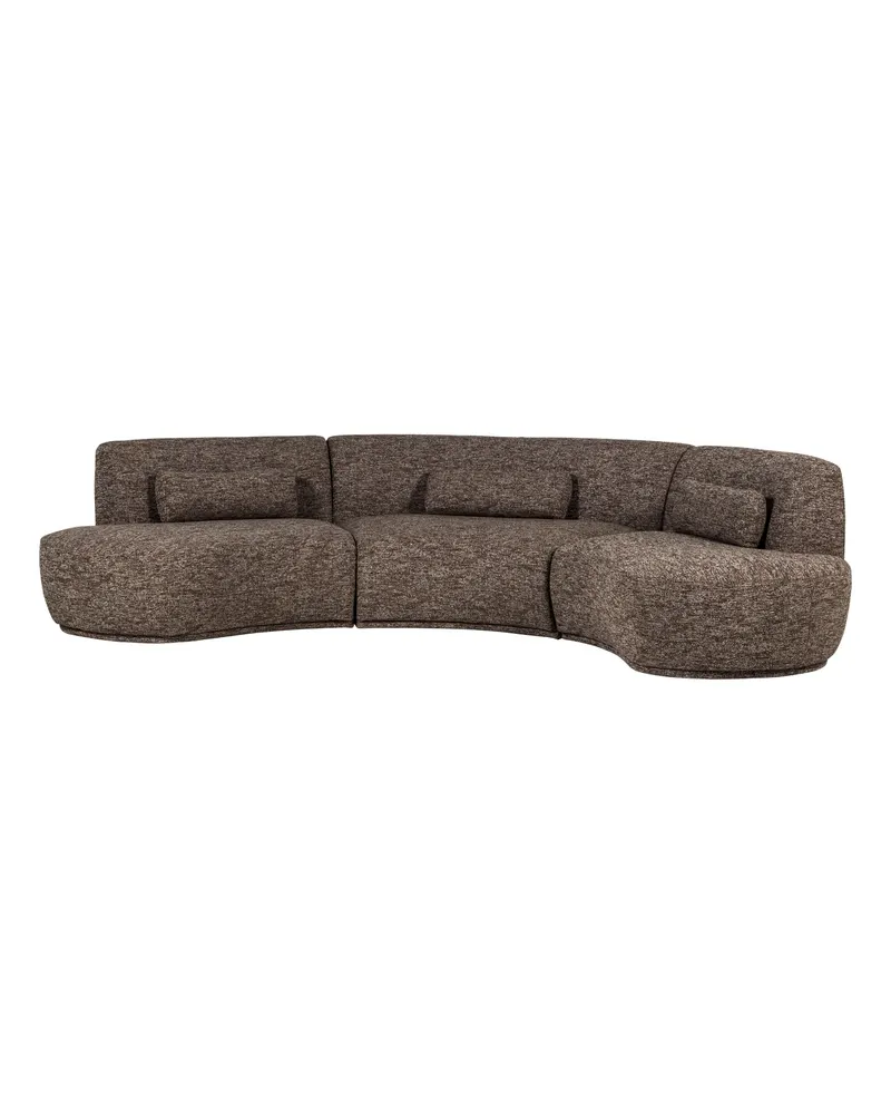 Batavier Sofa, 6-Sitzer, Braun-melange, Melangegewebe, Ansicht 1