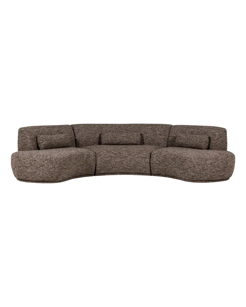 Batavier Sofa, 6-Sitzer, Braun-melange, Melangegewebe, Ansicht 2