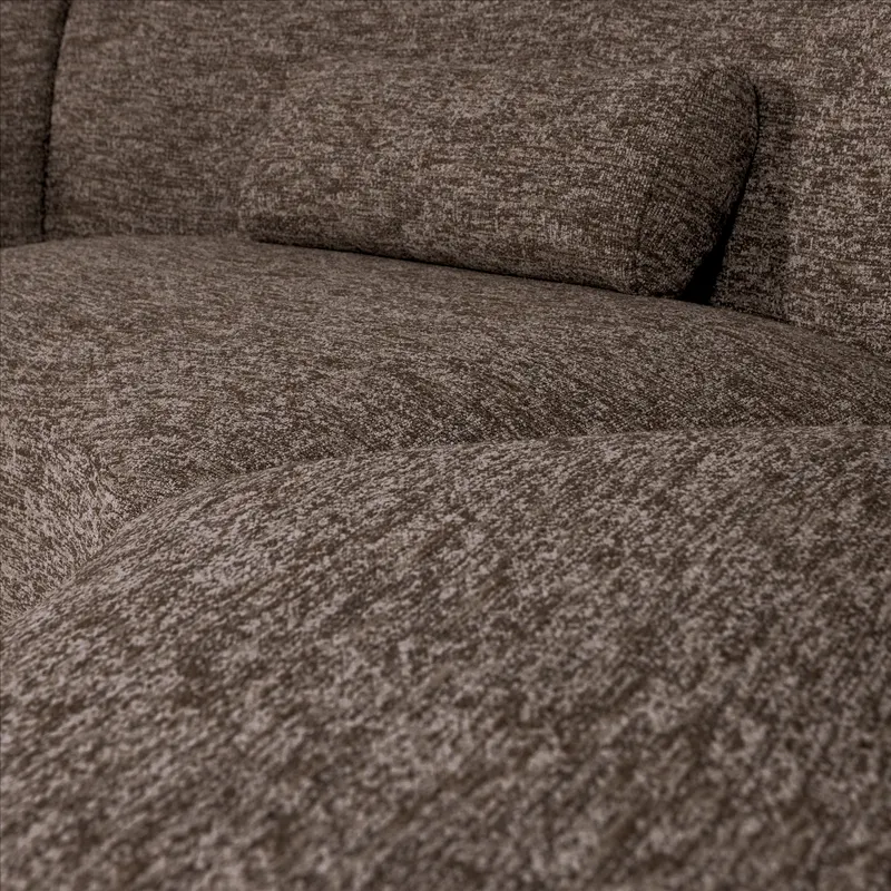 Batavier Sofa, 6-Sitzer, Braun-melange, Melangegewebe, Detail, Ansicht 1