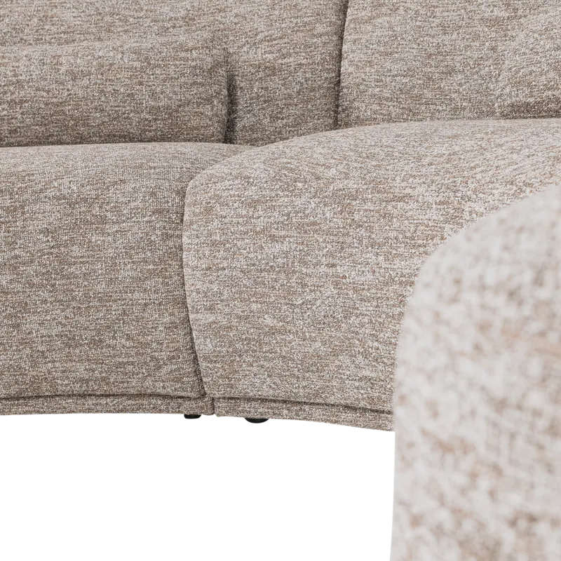 Batavier Sofa, 6-Sitzer, Sand melange, Melangegewebe, Detail, Ansicht 2