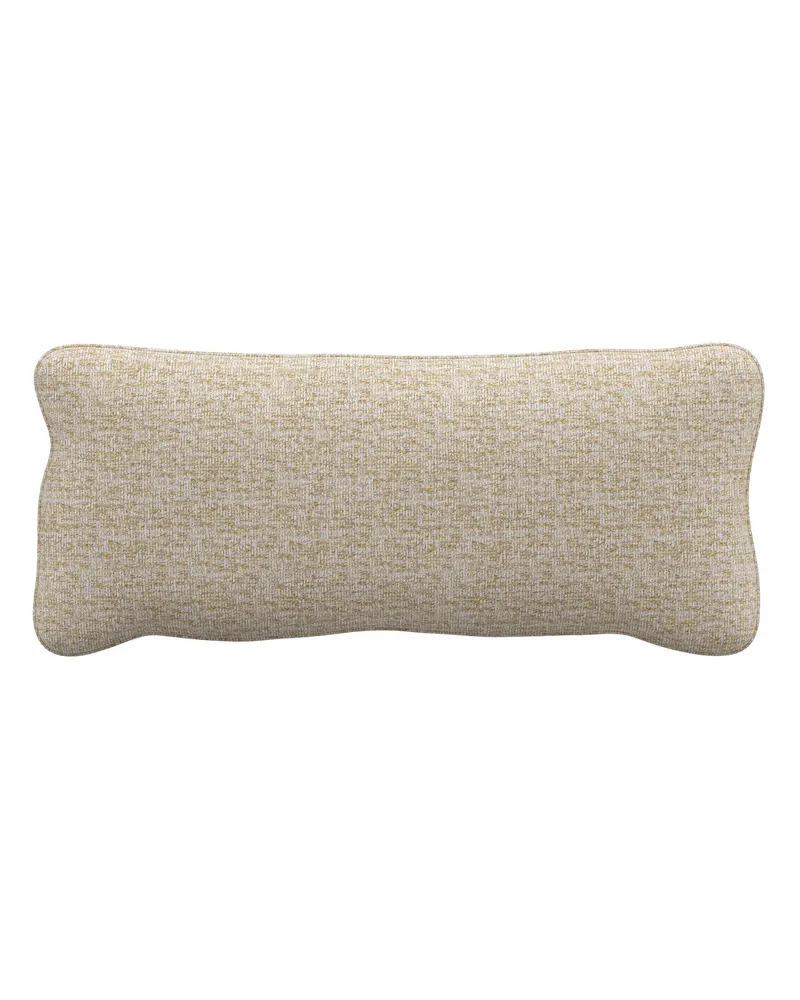 Bean Dekokissen, Beige melange, Melangegewebe
