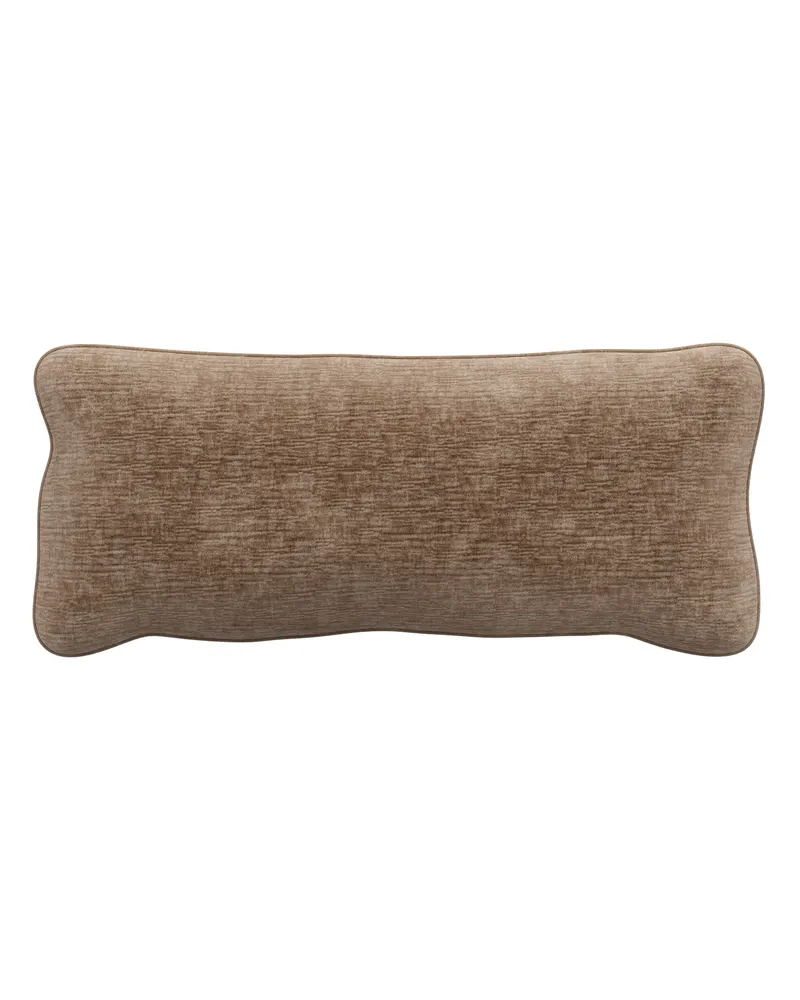 Bean Dekokissen, Taupe, Chenille-Samt