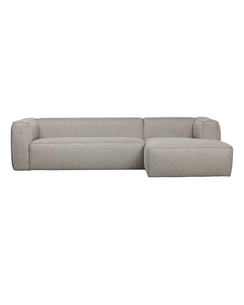Bean Ecksofa mit Kissen, Hellgrau, Polyester, rechts, Ansicht 3