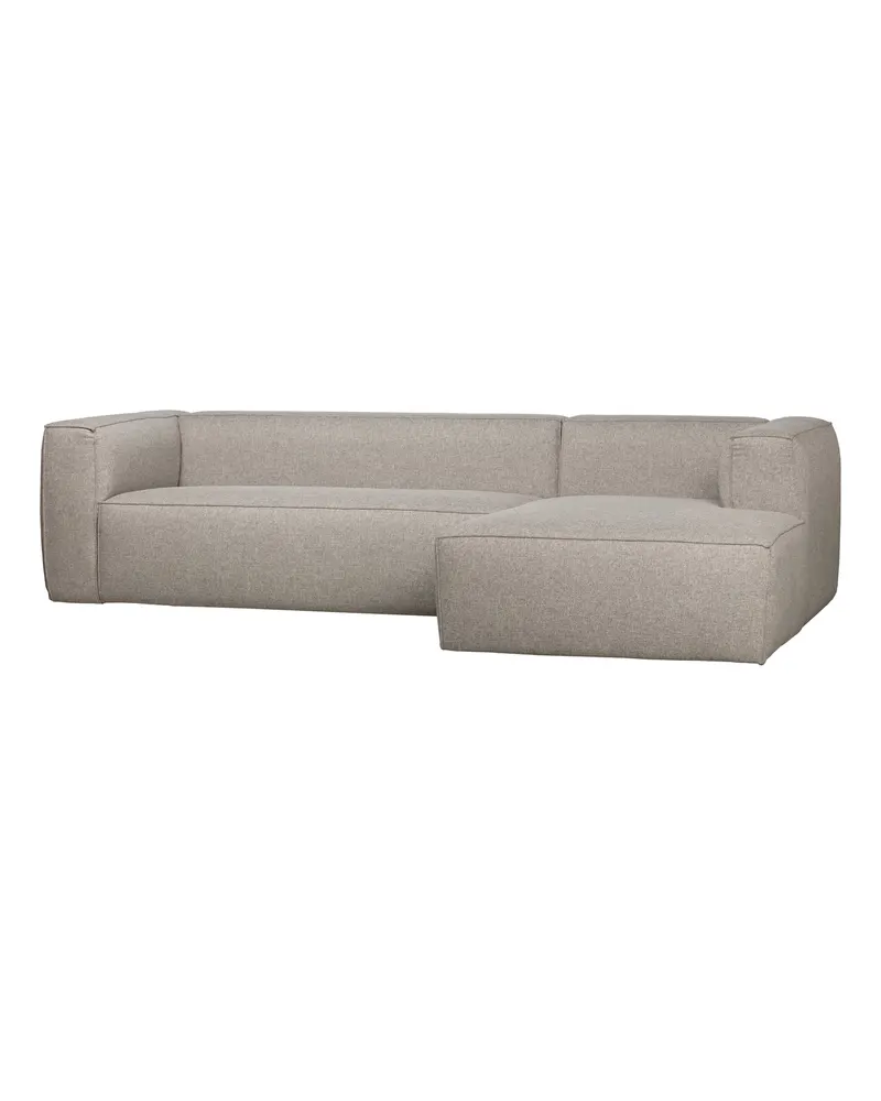 Bean Ecksofa mit Kissen, Hellgrau, Polyester, rechts, Ansicht 4