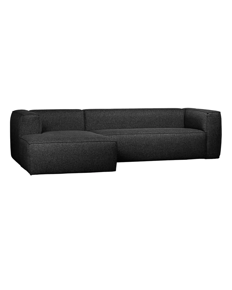 Bean Ecksofa mit Kissen, links, Dunkelgrau, Ansicht 3