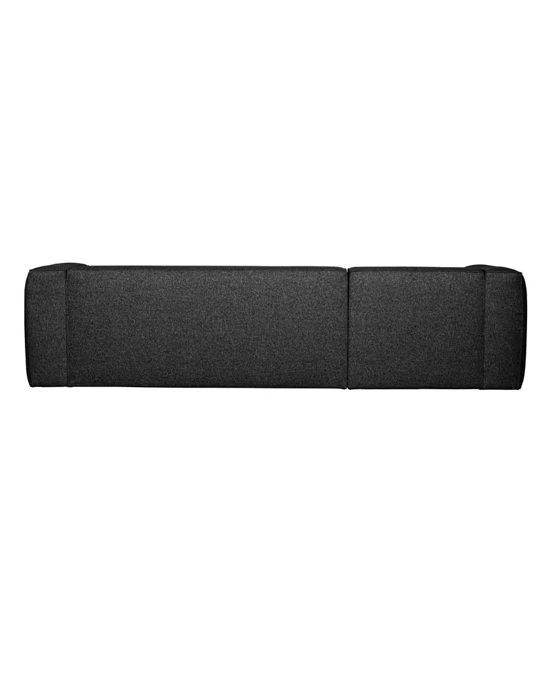 Bean Ecksofa mit Kissen, links, Dunkelgrau, Ansicht 4