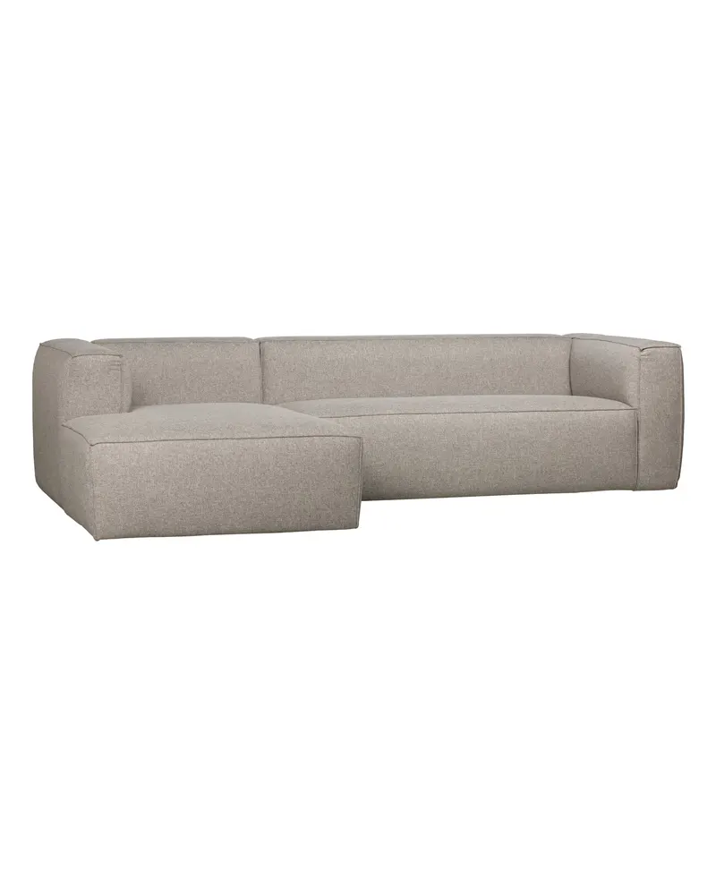 Bean Ecksofa mit Kissen, links, Hellgrau, Ansicht 3