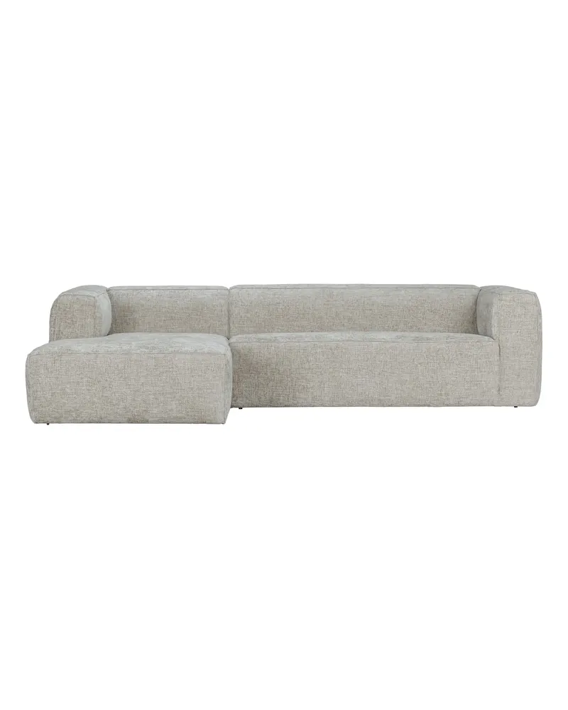 Bean Ecksofa links, Natur, Chunky-Melange