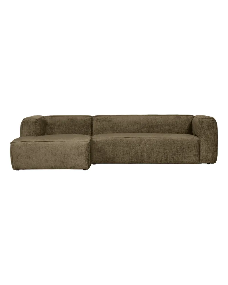 Bean Ecksofa links, Moss, Struktursamt, Ansicht 2
